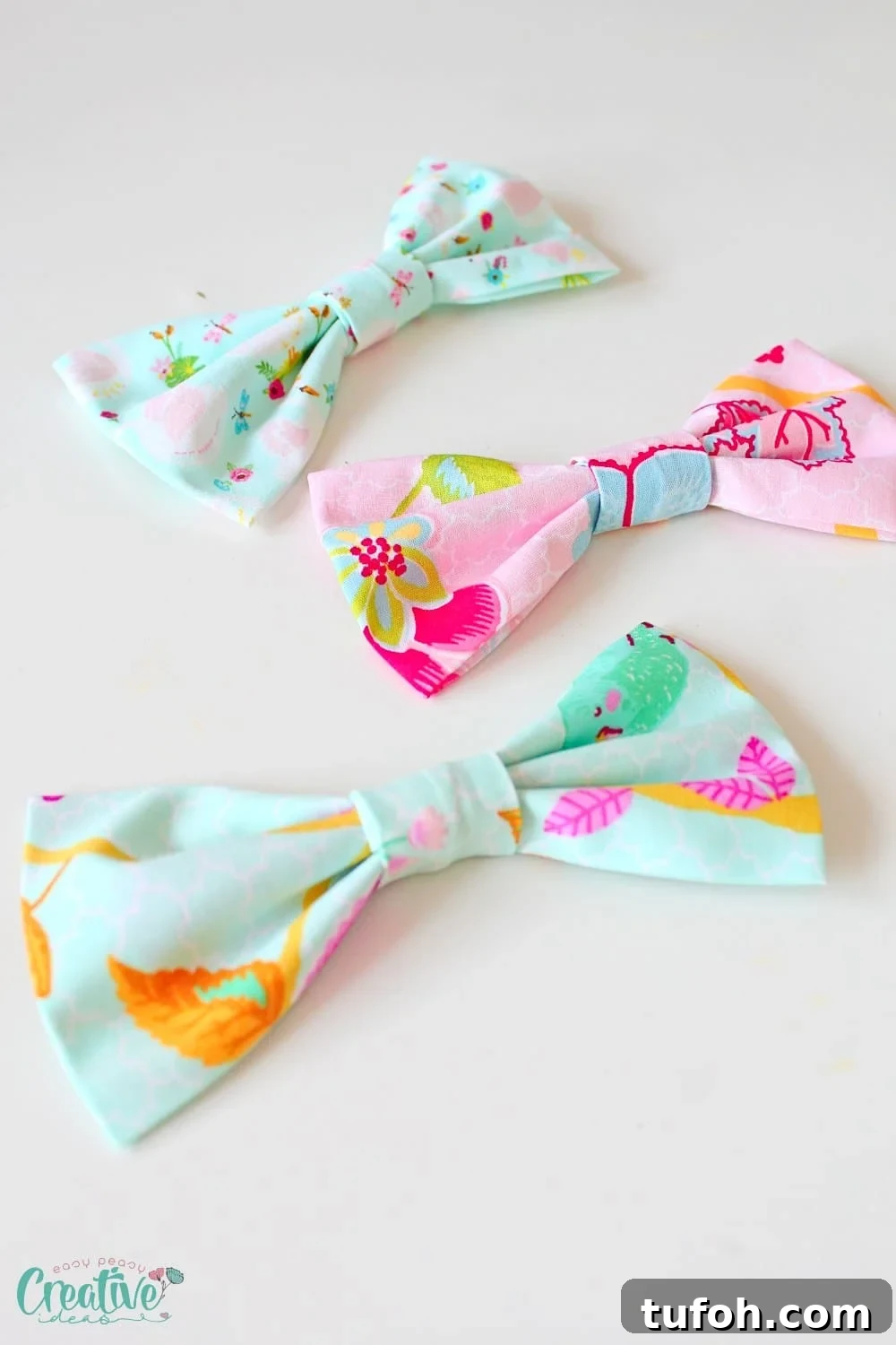 Fabric bow tutorial