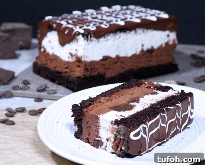 Decadent Tuxedo Cake Recipe: Rich Chocolate and Vanilla Layer Cake 2 Tuxedo Cake ~ Costco Copy Cat Recipe