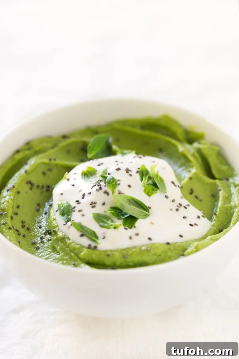 Creamy Pea Purée Recipe: Smooth, Fresh Side Dish 2 Pea Puree.- This pea puree is ready in 15 minutes and is really easy to make. I'm obsessed with this amazing recipe. It's the perfect side!