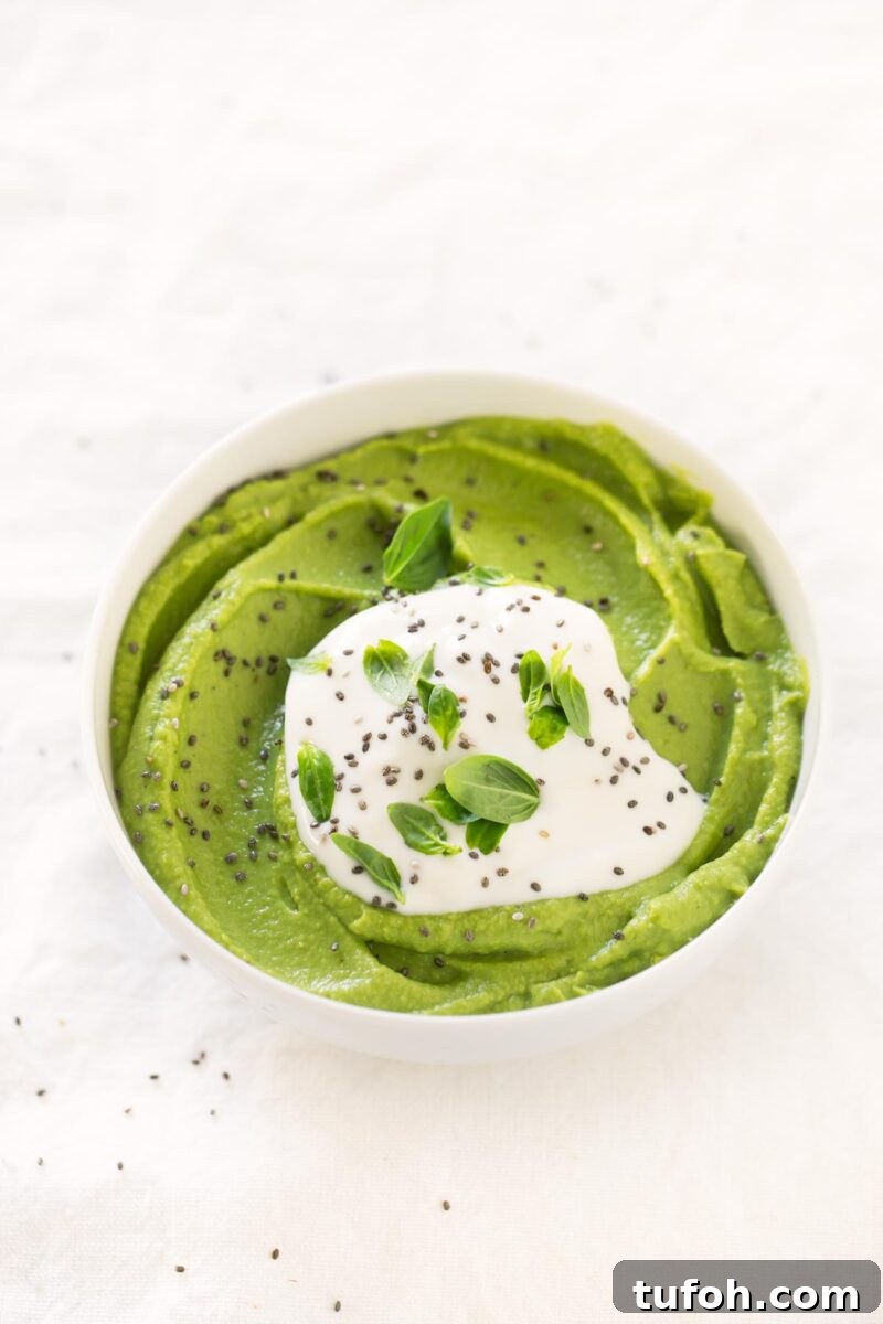 Creamy Pea Purée Recipe: Smooth, Fresh Side Dish 6 Pea Puree.- This pea puree is ready in 15 minutes and is really easy to make. I'm obsessed with this amazing recipe. It's the perfect side!