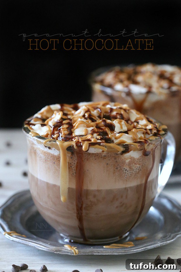 Peanut butter hot chocolate Peanut butter hot chocolate