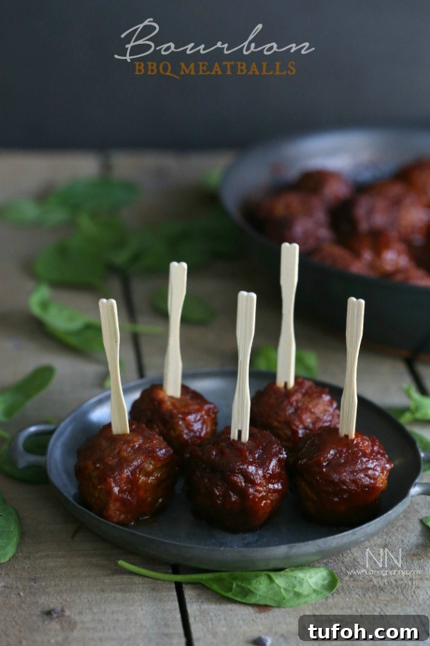 Bourbon BBQ meatballs Bourbon BBQ meatballs