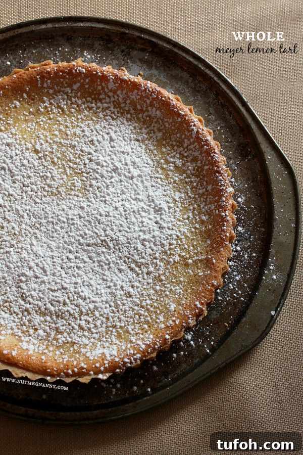 Whole Meyer lemon tart Whole Meyer lemon tart