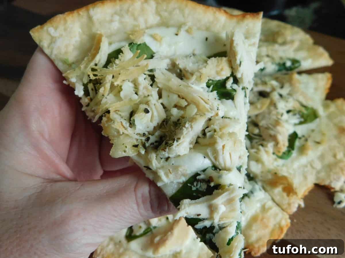 Light Alfredo Pizza Recipe with Creamy Garlic Sauce and Veggies 3 img 8947 2
