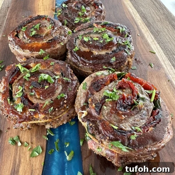 Steak pinwheel
