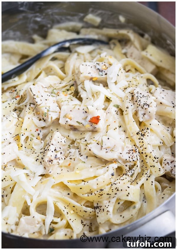 Creamy One-Pot Fettuccine Alfredo Recipe 4 One Pot Healthy Fettuccine Alfredo Recipe 4