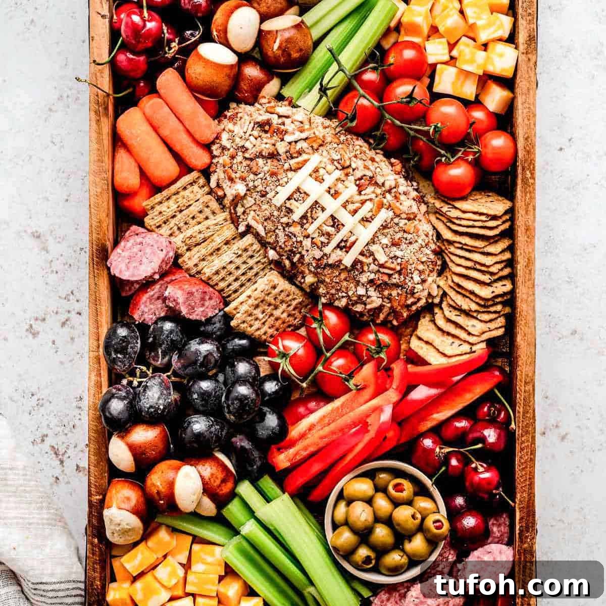 Image for Best Healthy Football Charcuterie Board