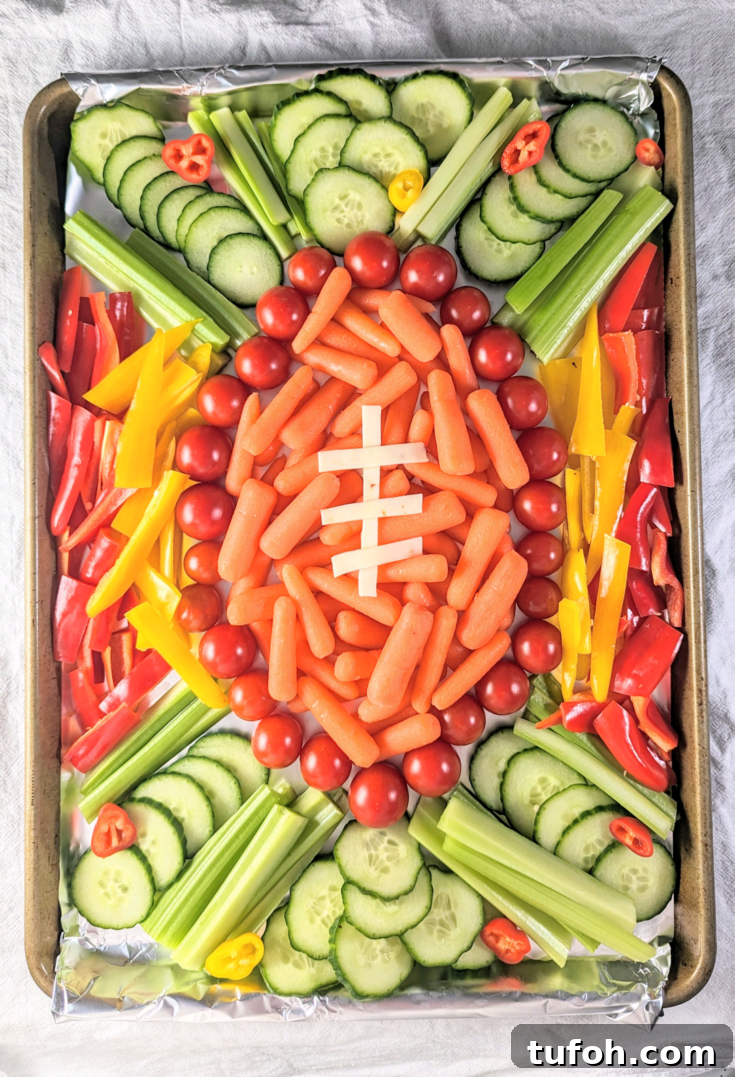 Image for Football Veggie Tray