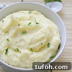 So creamy and easy - mashed potatoes, which you can serve like side dish!