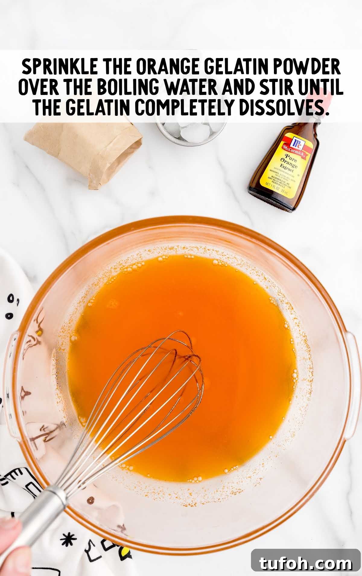ingredients whisked together in a bowl