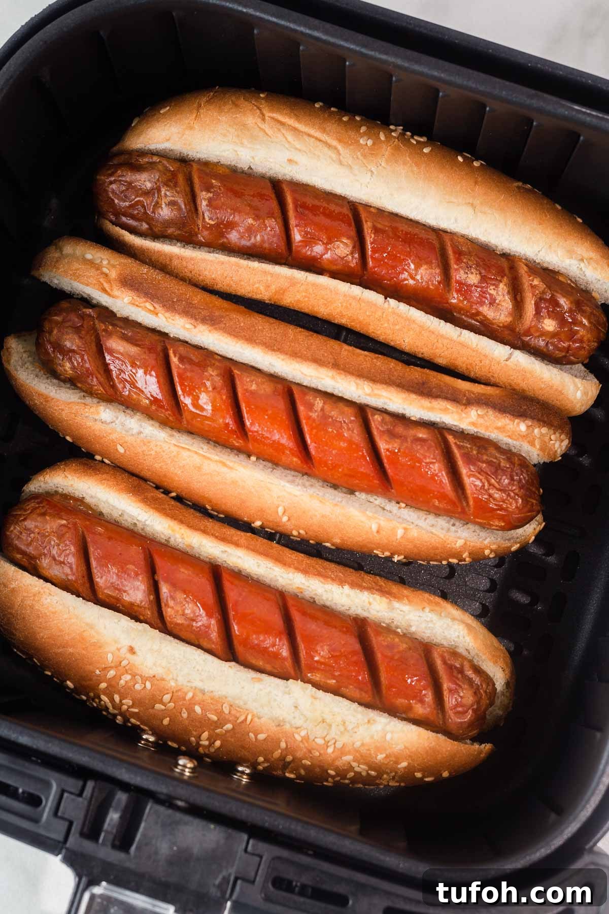hot dogs in air fryer.