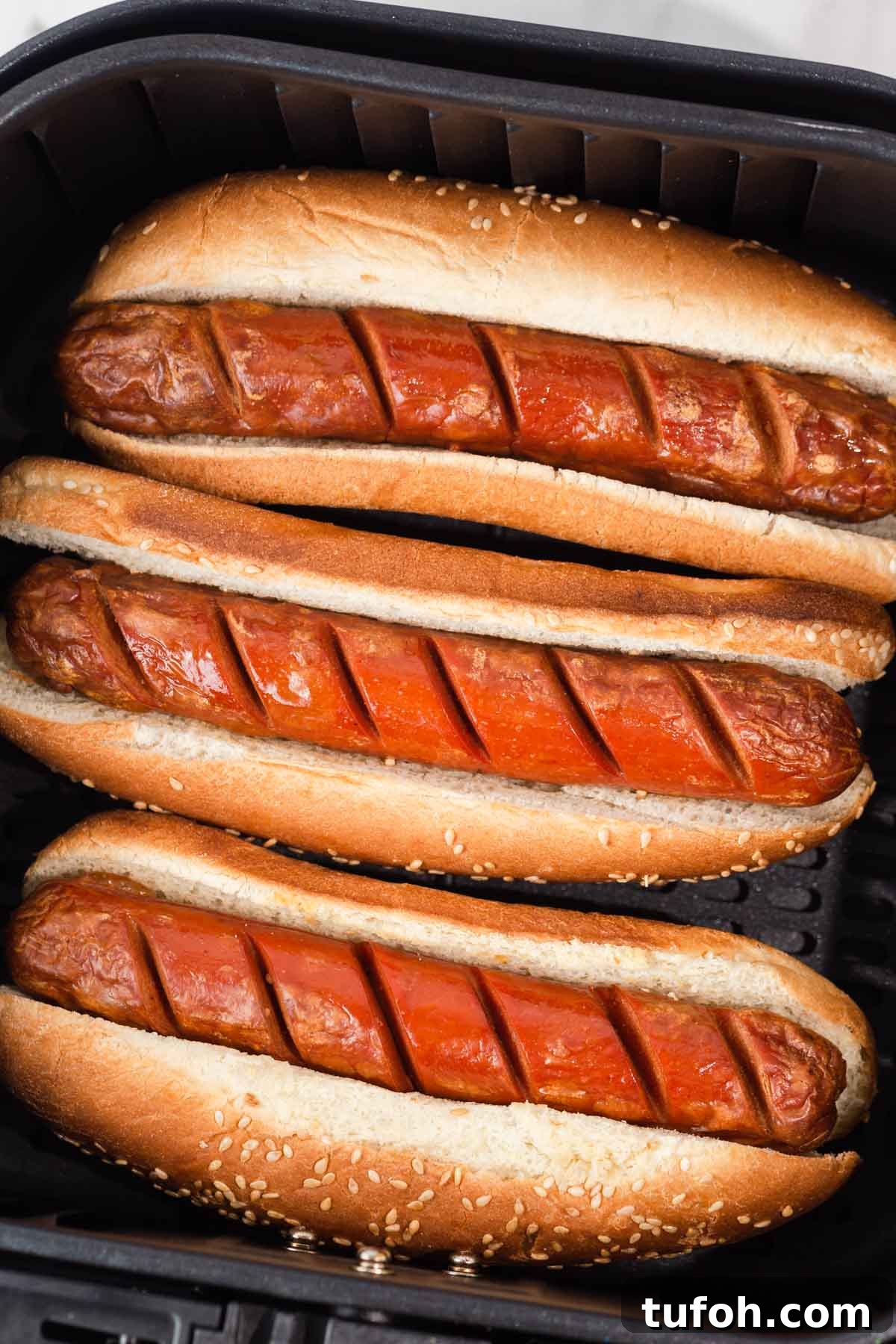 hot dogs in air fryer.