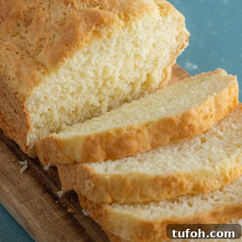 gluten free bread loaf and slices